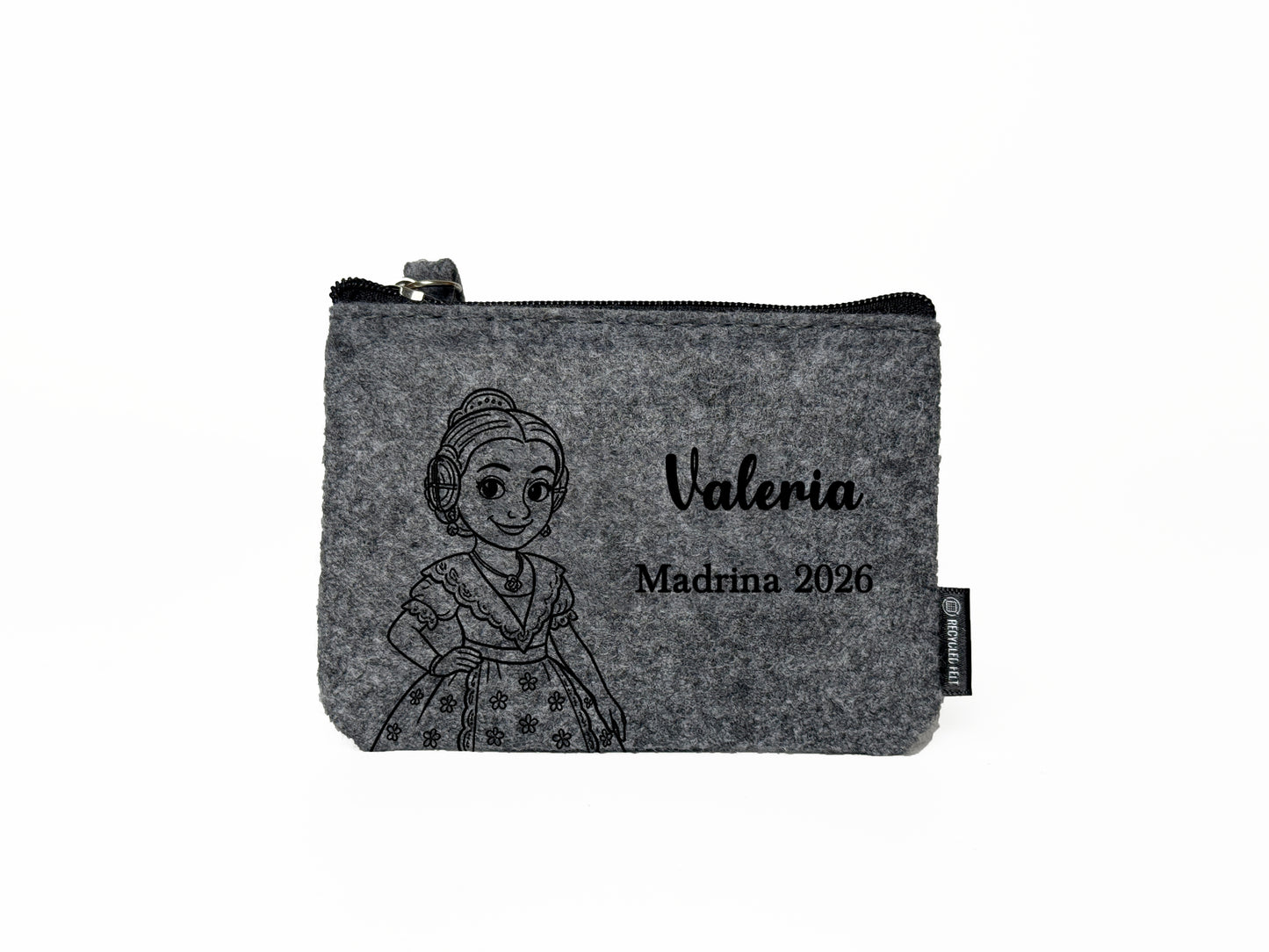 Monedero de fieltro fallero