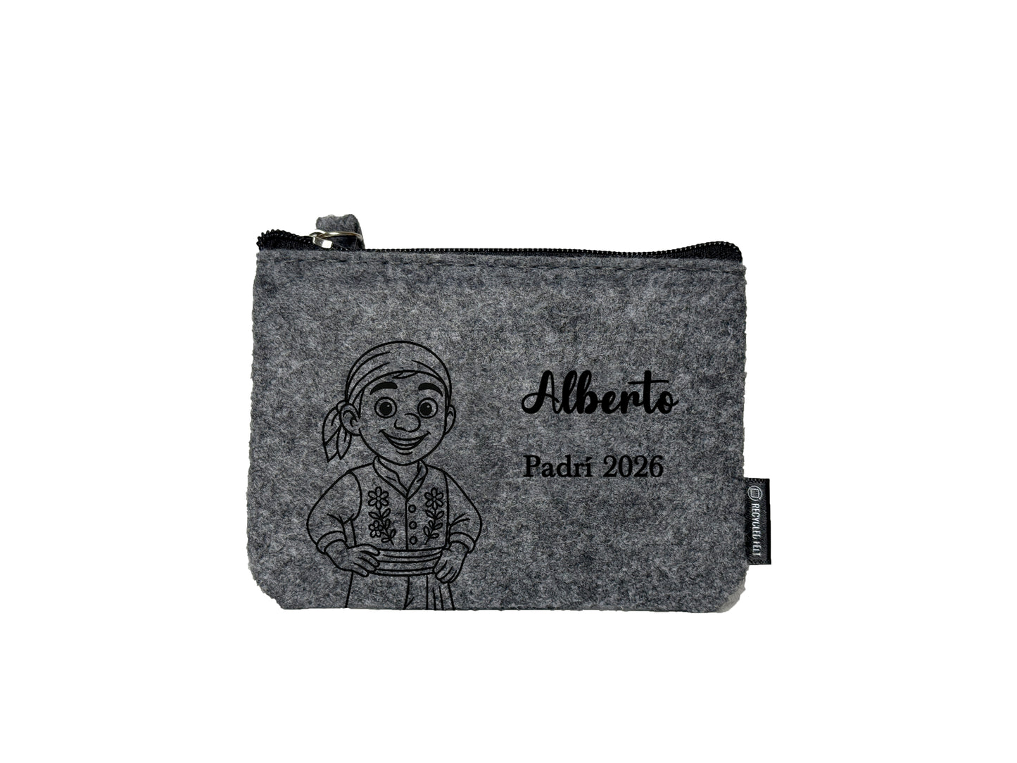 Monedero de fieltro fallero