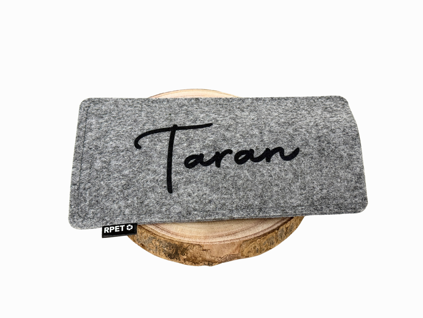 Funda de gafas personalizada y botella