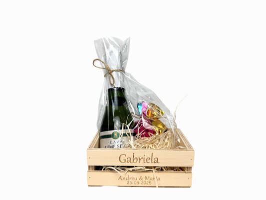 Cava Jaume Serra con bombones