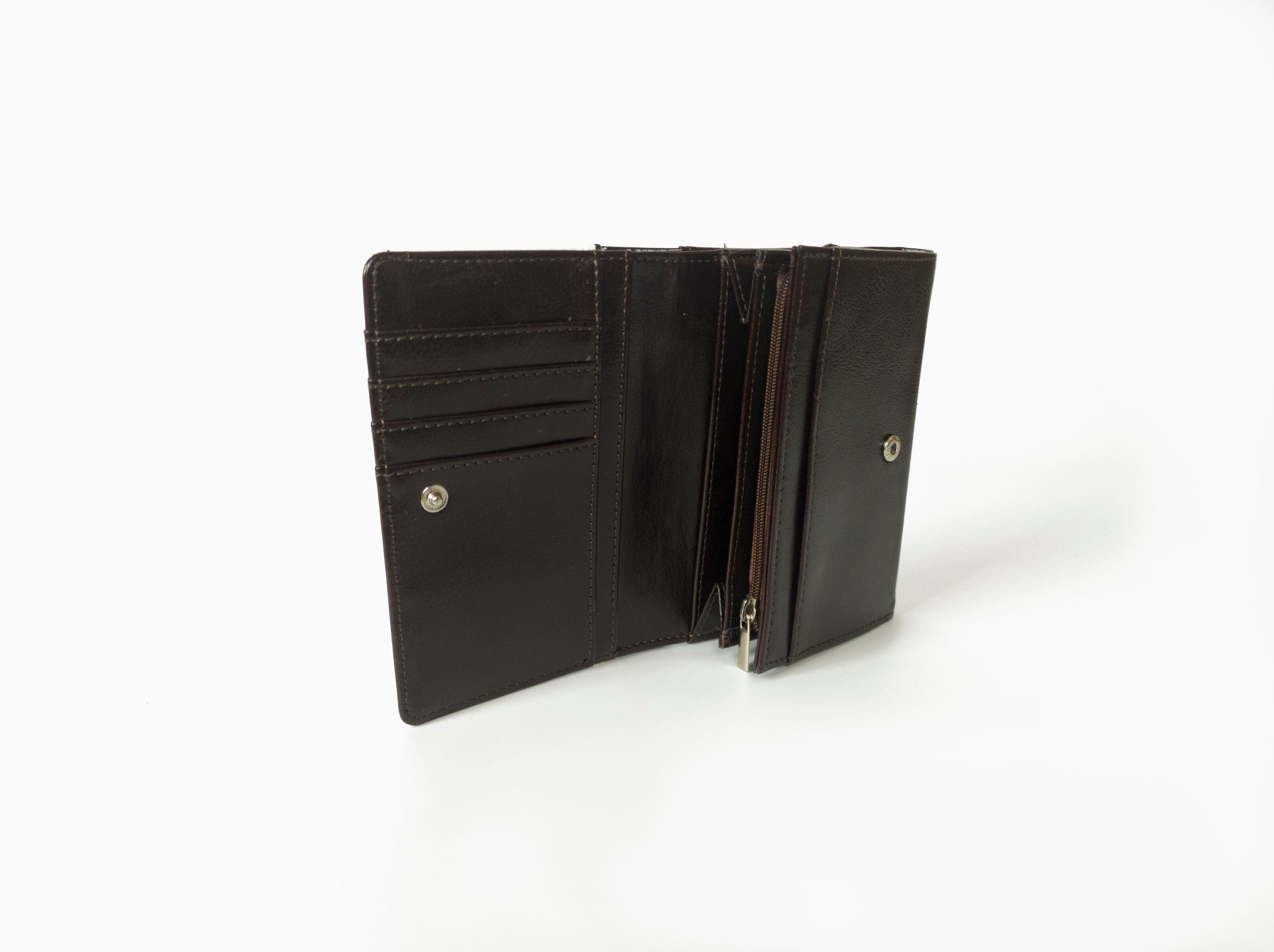 Cartera y monedero marrón personalida