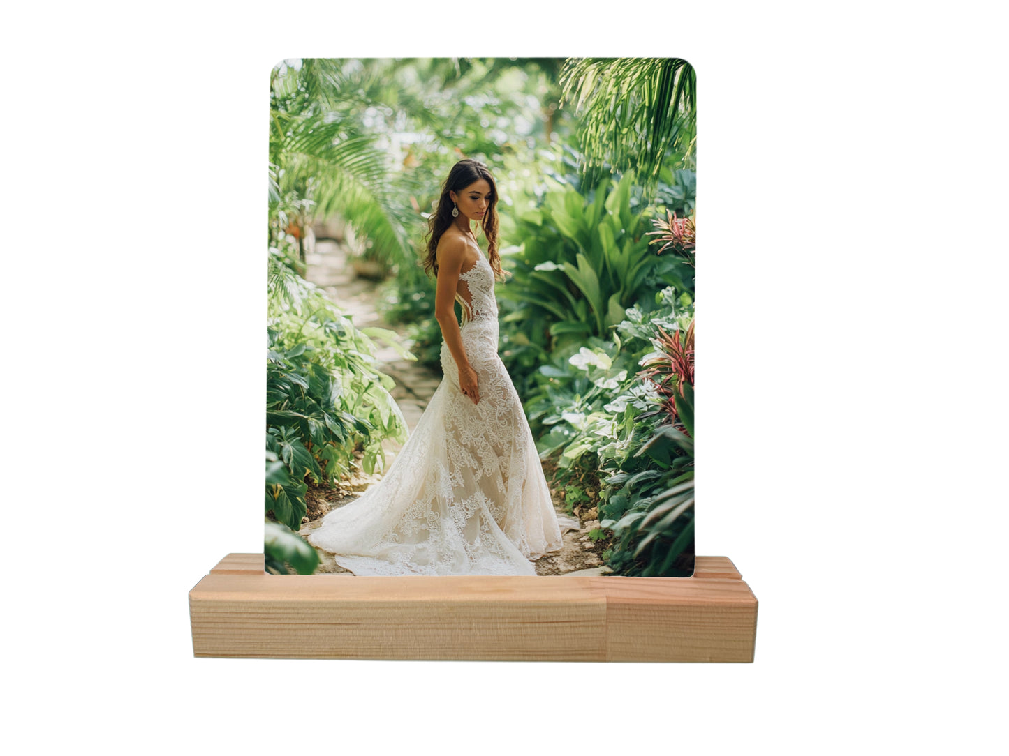 Porta fotos marco madera personalizado