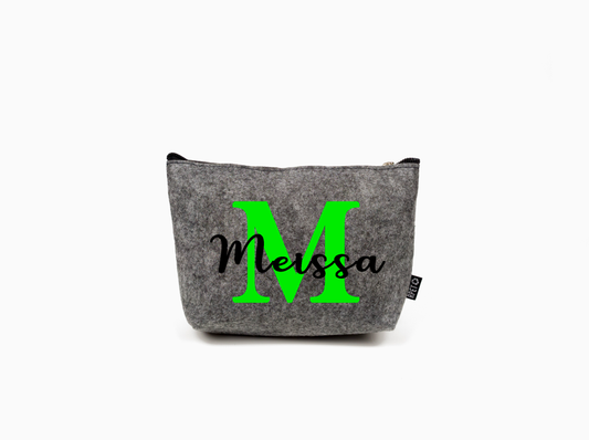 Neceser fieltro personalizado regalos amiga madre mamá hermana detalles